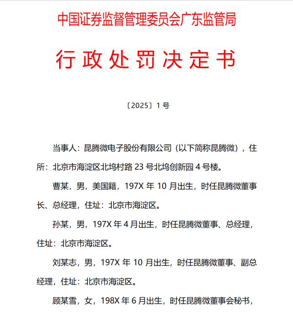 倍悦网 三次冲关未果 拟IPO企业昆腾微竟涉欺诈发行 监管连串追责