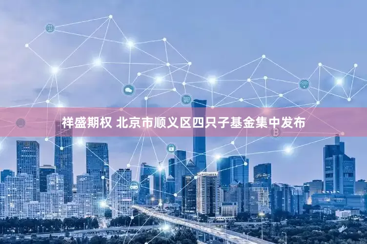 祥盛期权 北京市顺义区四只子基金集中发布